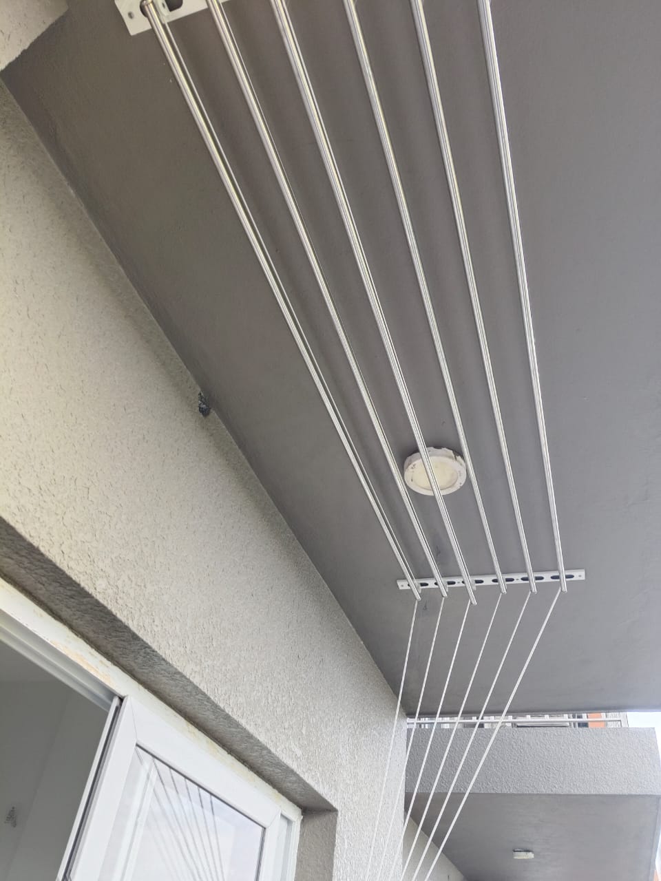 before after balcony cloth drying system
